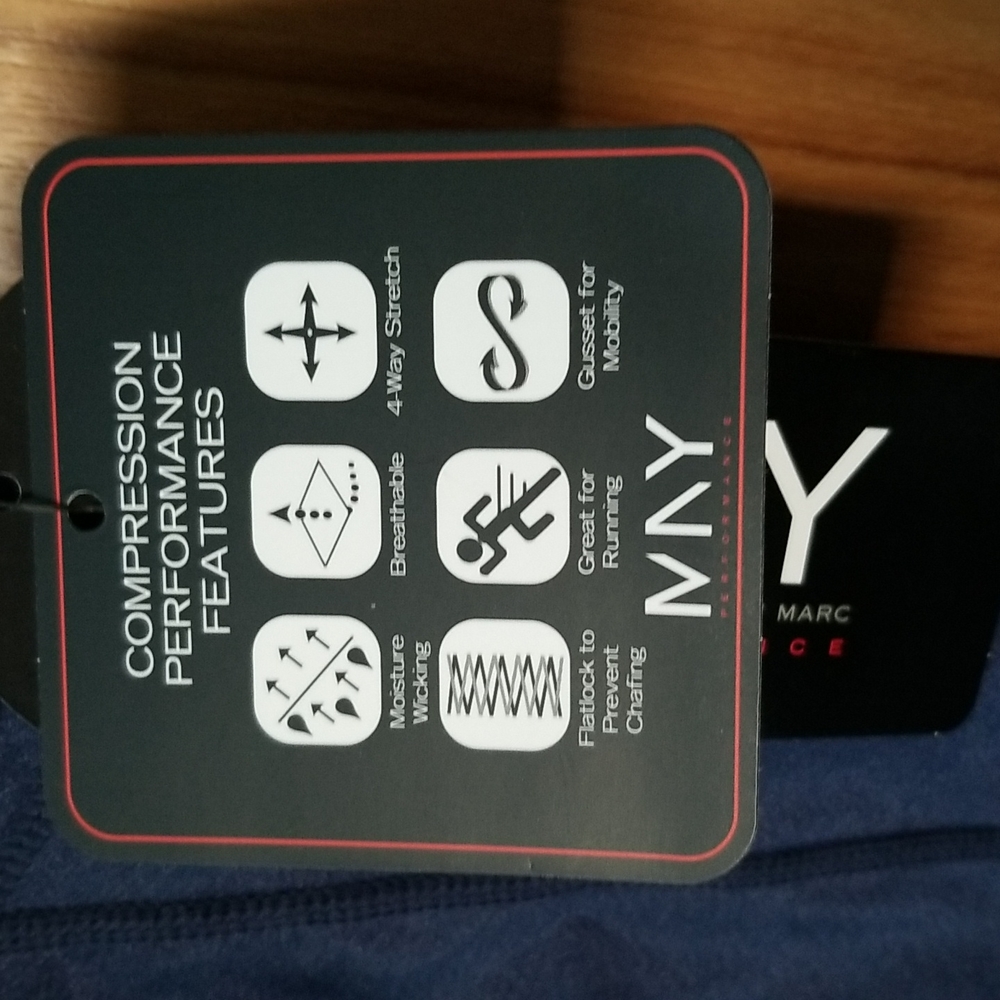 NWT Marc New York Athletic Leggings with pockets- Size M - Picture 4 of 9